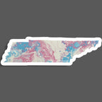 Tennessee State Sticker - Trans Pride - Rainbow - LGBTQ