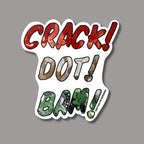 Crack! Dot! Bam! Mahjong Vinyl Sticker