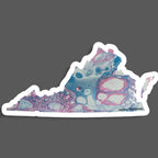 Virginia Sticker - Trans - Rainbow - LGBTQ