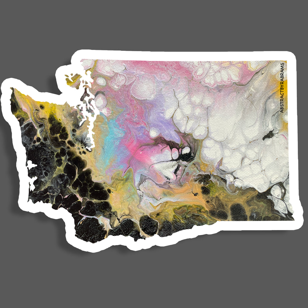 Washington State Sticker - Vinyl - Waterproof - LGBTQ