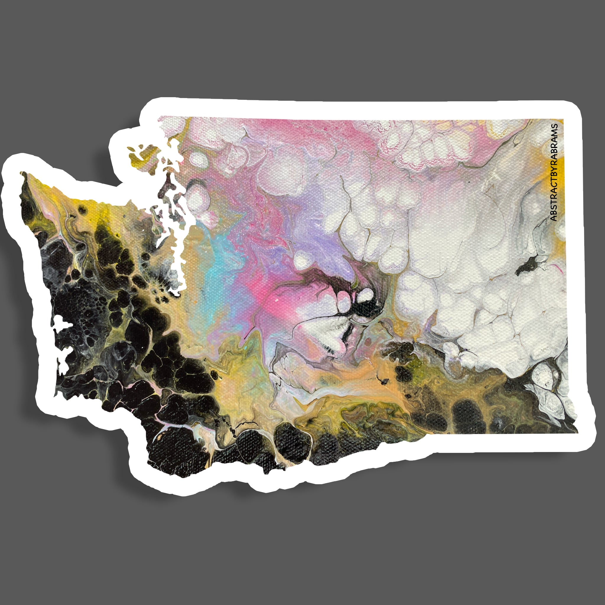 Washington State Sticker - Vinyl - Waterproof - LGBTQ