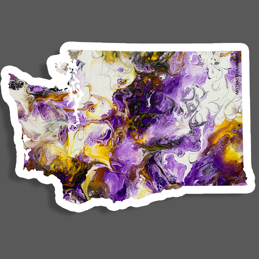 Washington State Sticker - Vinyl - Waterproof - LGBTQ