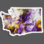 Washington State Sticker - Vinyl - Waterproof - LGBTQ