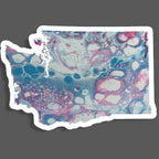 Washington State Sticker - Vinyl - Waterproof - LGBTQ