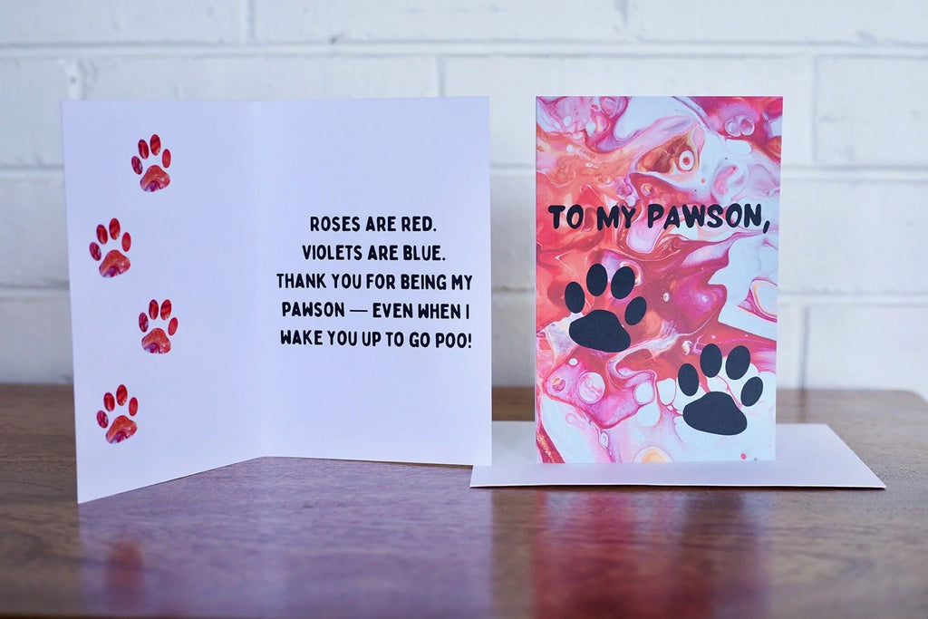 Your Dog Loves You Card - 4"x6" - Love Note From your Dog