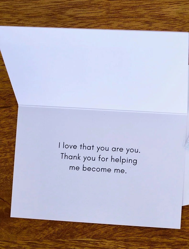 Subtle Non-Binary Parent Greeting Card - Fill in the Blank - 4"x6"  -  Non-Binary Parent - Enby Parent