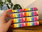 Abstract Rainbow Card - 4"x6" -  Blank Inside - 100% PCW Paper