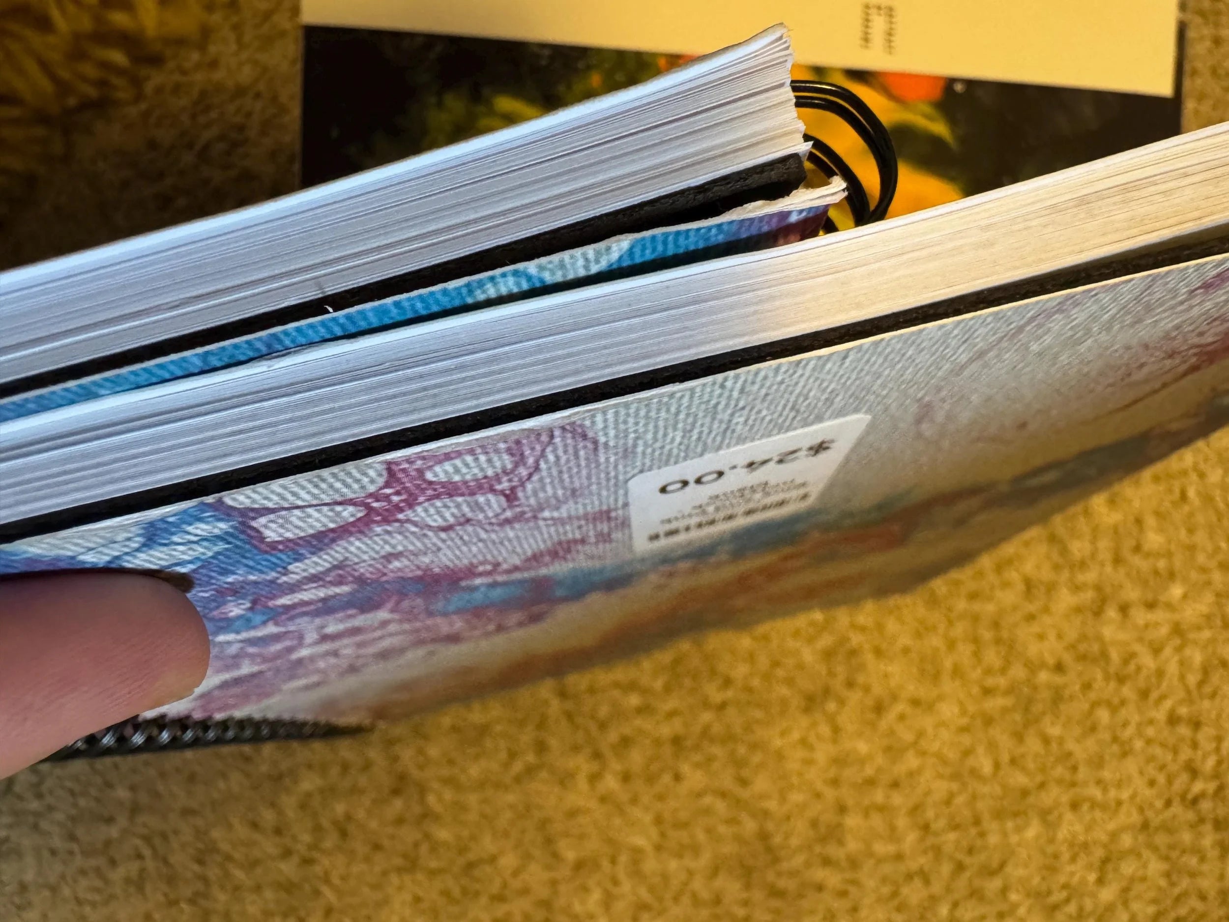 Mystery  Softcover Spiral Blank Notebooks - 7 inch x 9 inch