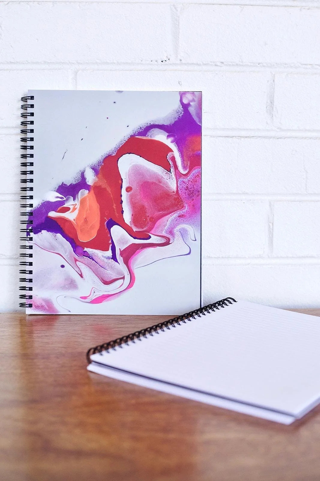 Mystery  Softcover Spiral Blank Notebooks - 7 inch x 9 inch