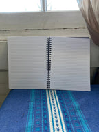 Softcover Spiral Sketchbook - Pink, Orange and Purple -  7 inch x 9 inch