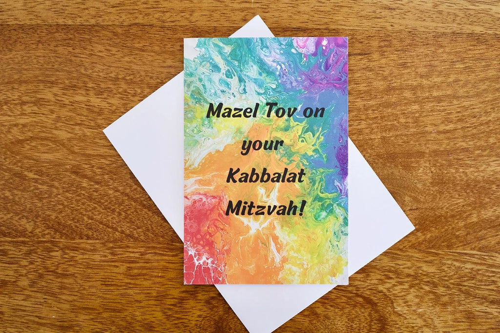 Mazel Tov on your Kabbalat Mitzvah Greeting Card