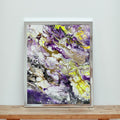 Nonbinary Pride Art Print - Purple, Yellow, Black, Gold, White