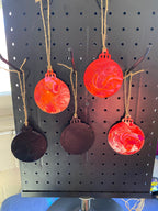 Pink, Orange and White Ornaments