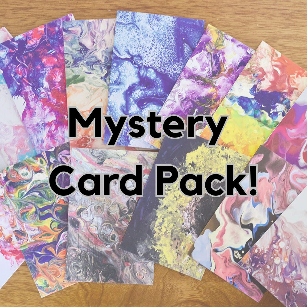 Mystery Card and Sticker Packs - 3 Cards and 2 Stickers