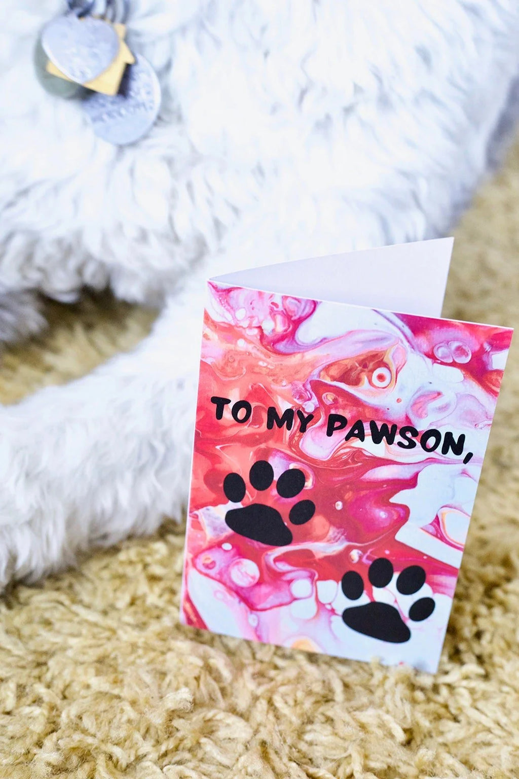Your Dog Loves You Card - 4"x6" - Love Note From your Dog