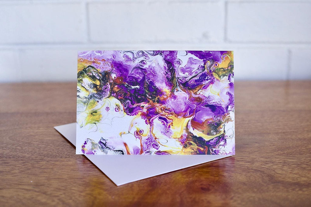 Subtle Non-Binary Pride Abstract Greeting Card - 4"x6"