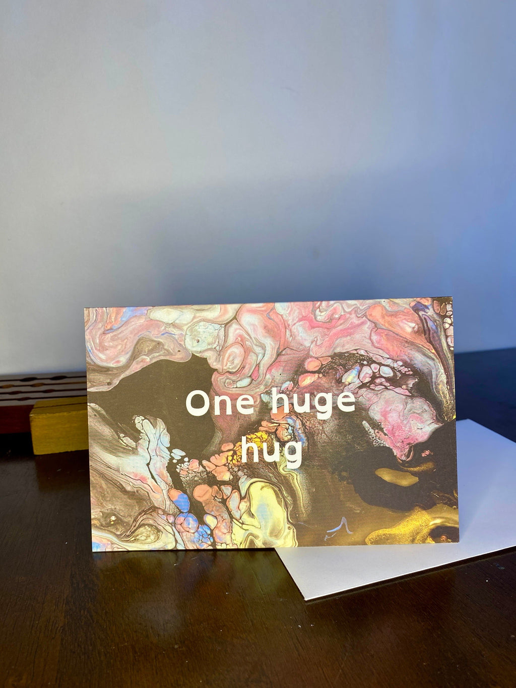 One Huge Hug Greeting Card | Condolences Card | Sending Hugs | 4"x6" | Mourning