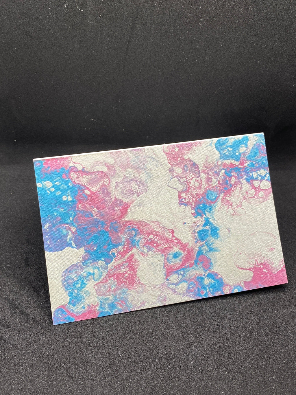 Trans Pride Painted Greeting Card 4"x6" - Blank