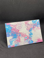 Trans Pride Painted Greeting Card 4"x6" - Blank