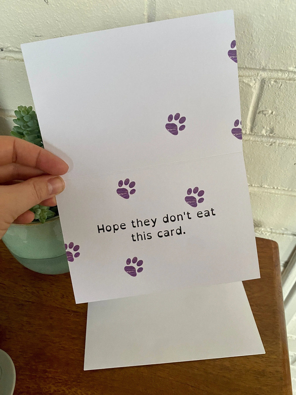 Congrats on Getting a Dog Greeting Card - 4"x6" - New Dog - Puppy