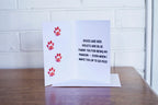 Your Dog Loves You Card - 4"x6" - Love Note From your Dog