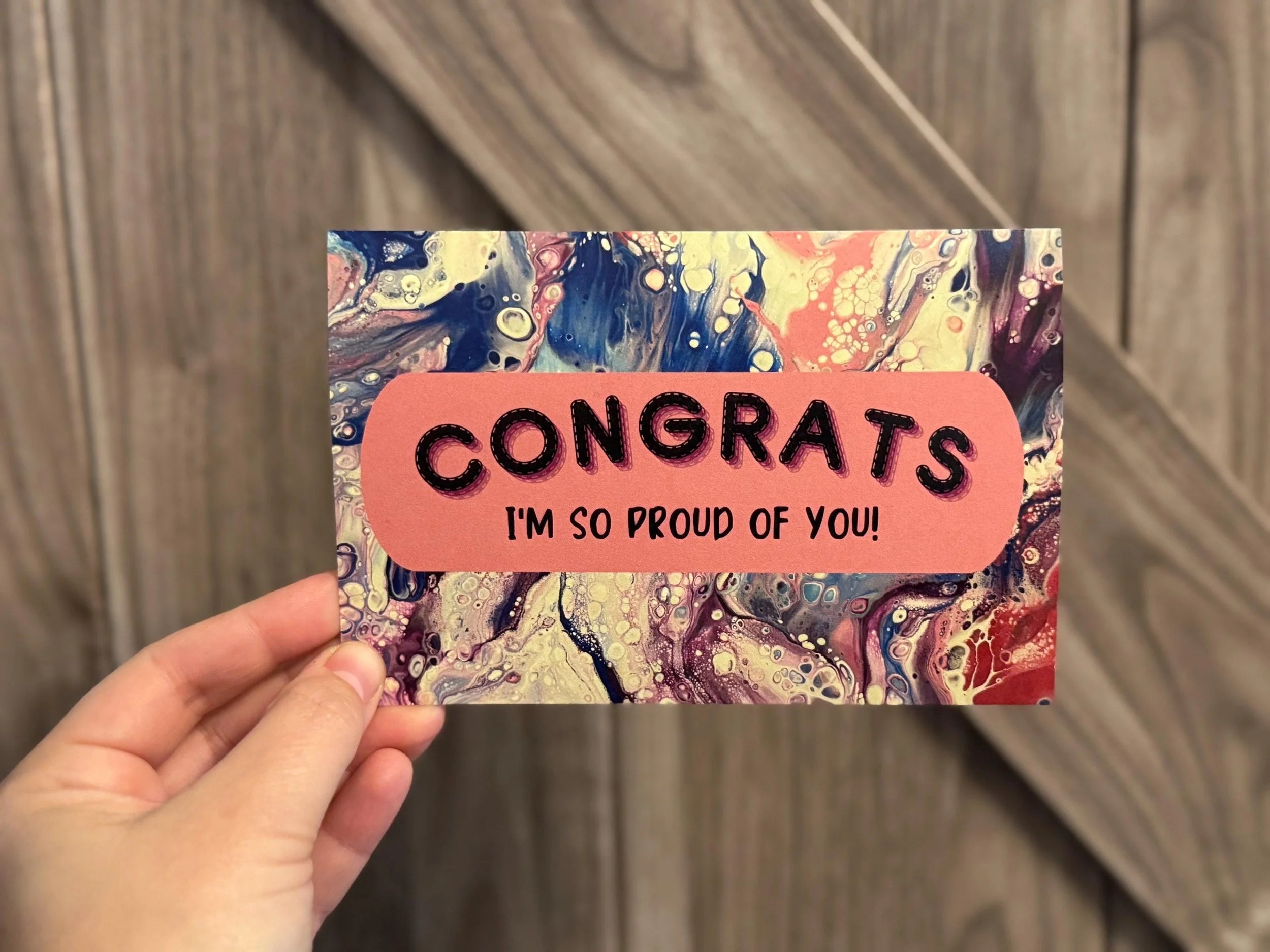 Congrats! I'm so Proud of You - 4"x6" - 100% PCW Paper