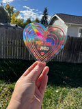 You Are Loved Sun Catcher Window Decal, 4.5"x4.5" - Suncatcher