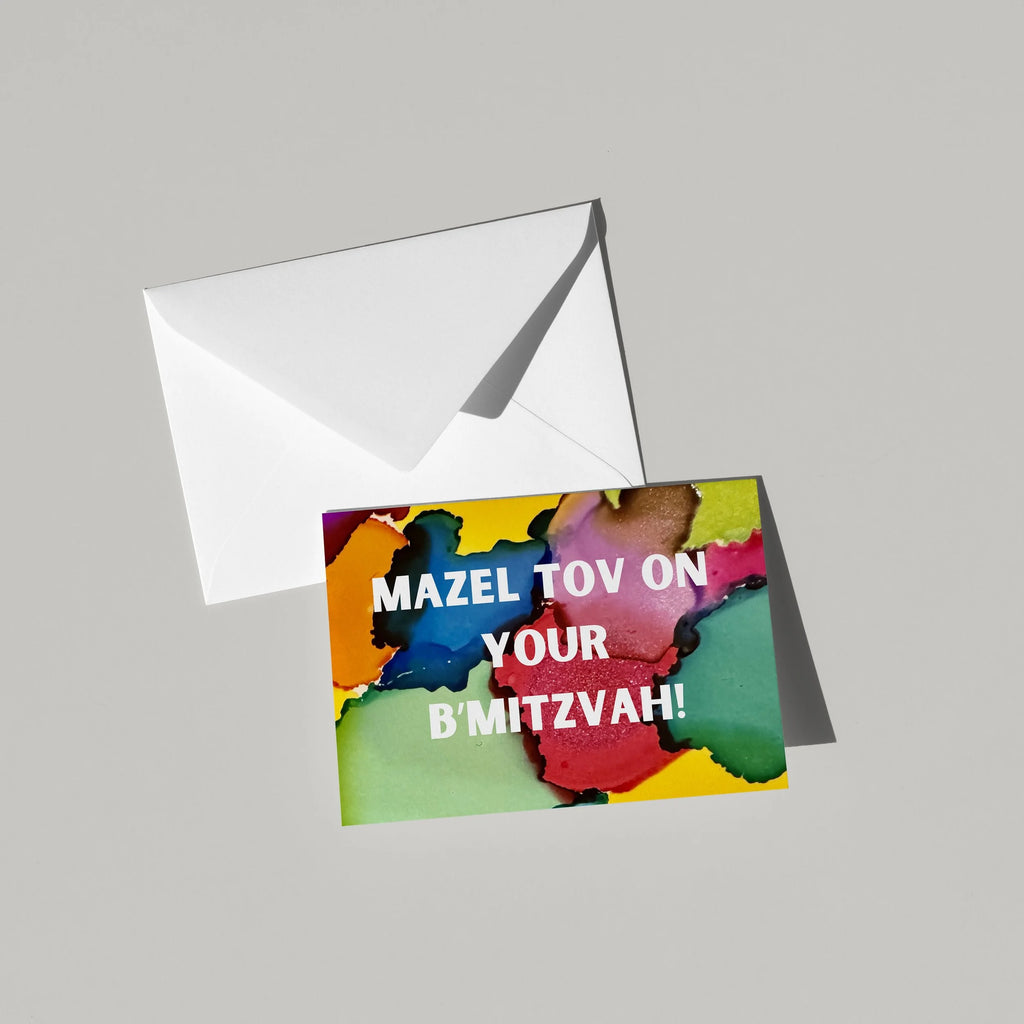 Mazel Tov on your B'Mitzvah Greeting Card
