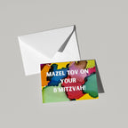 Mazel Tov on your B'Mitzvah Greeting Card