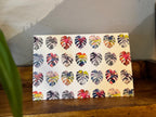 Colorful Monstera Greeting Card - A2 -  Blank Inside - 100% PCW Paper