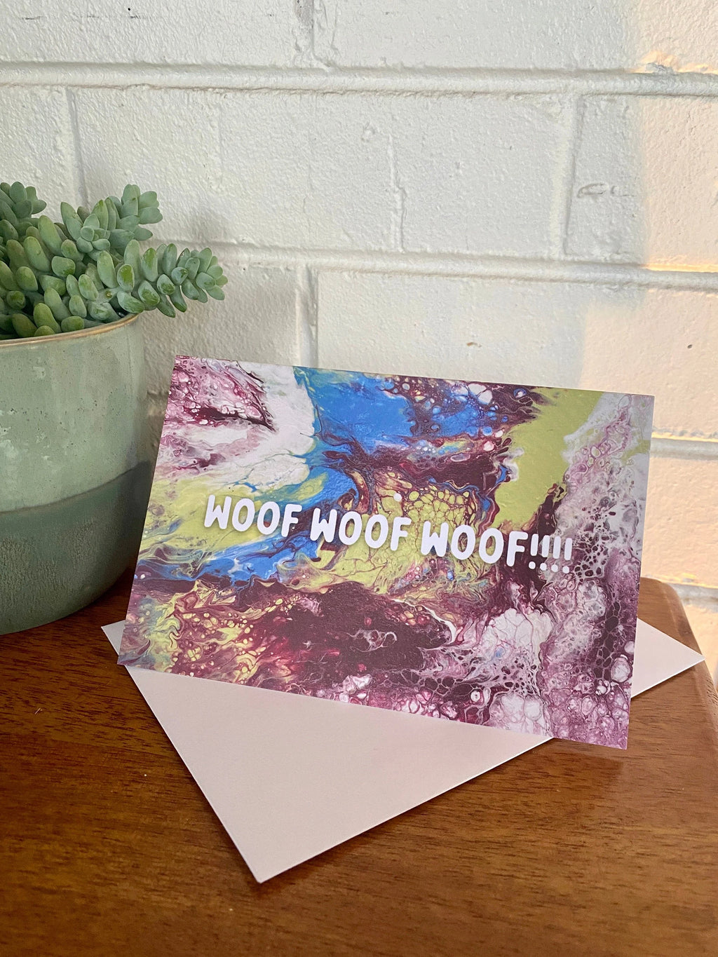 Happy Birthday from a Dog - 4"x6" - Birthday Card - Pet Birthday