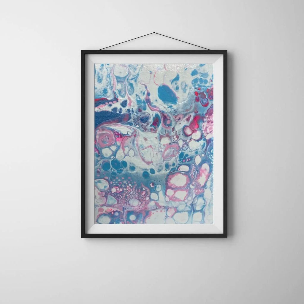 Trans Pride Art Print - Pink and Blue