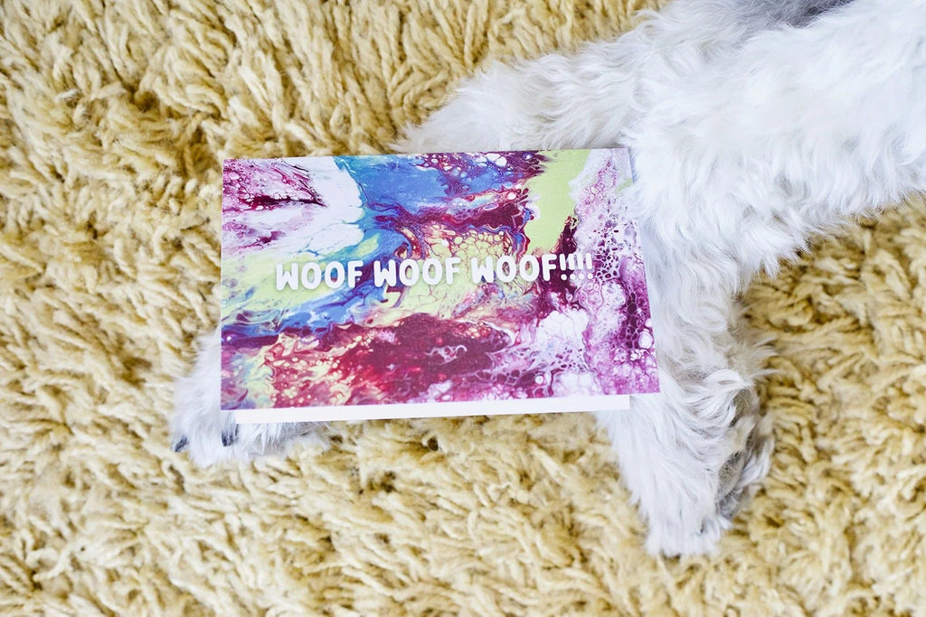 Happy Birthday from a Dog - 4"x6" - Birthday Card - Pet Birthday