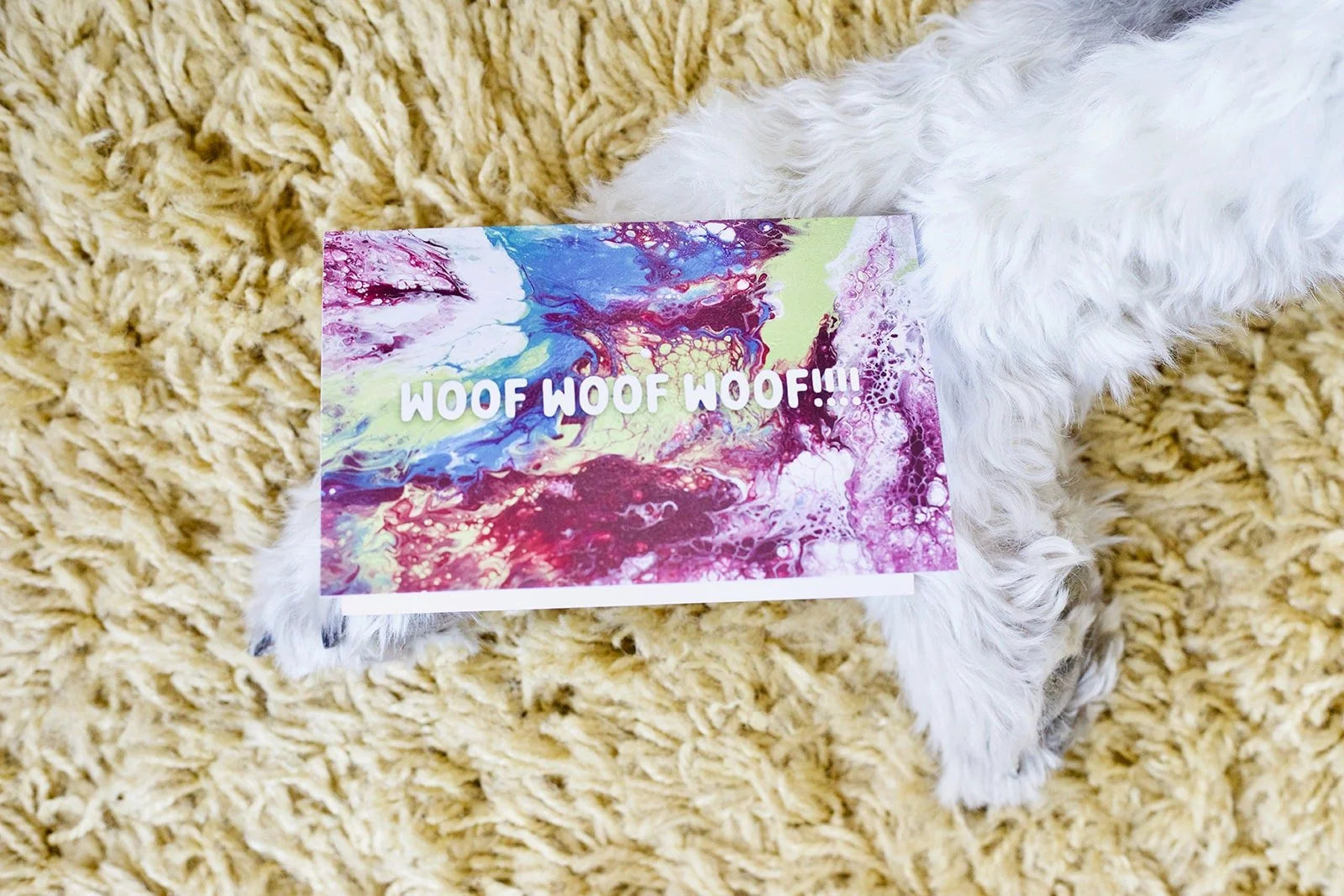 Happy Birthday from a Dog - 4"x6" - Birthday Card - Pet Birthday