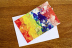 Rainbow Painting Greeting Card - Rainbow - 4"x6" - LGBTQ - Blank Card