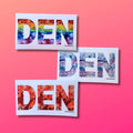 Denver Abbreviation "DEN" Stickers - 3"x1.75" - Vinyl - Weatherproof