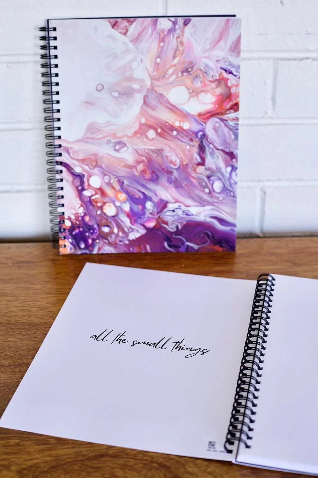 Mystery  Softcover Spiral Blank Notebooks - 7 inch x 9 inch