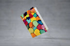 Rainbow Abstract Alcohol Ink Greeting Card - 4"x6"