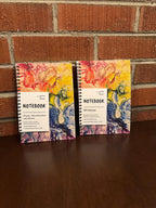 Rainbow Soft Touch Cover Spiral Journal -  5.5"x8" - 120 Pages