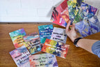 Mazel Tov Greeting Card - Abstract Painting
