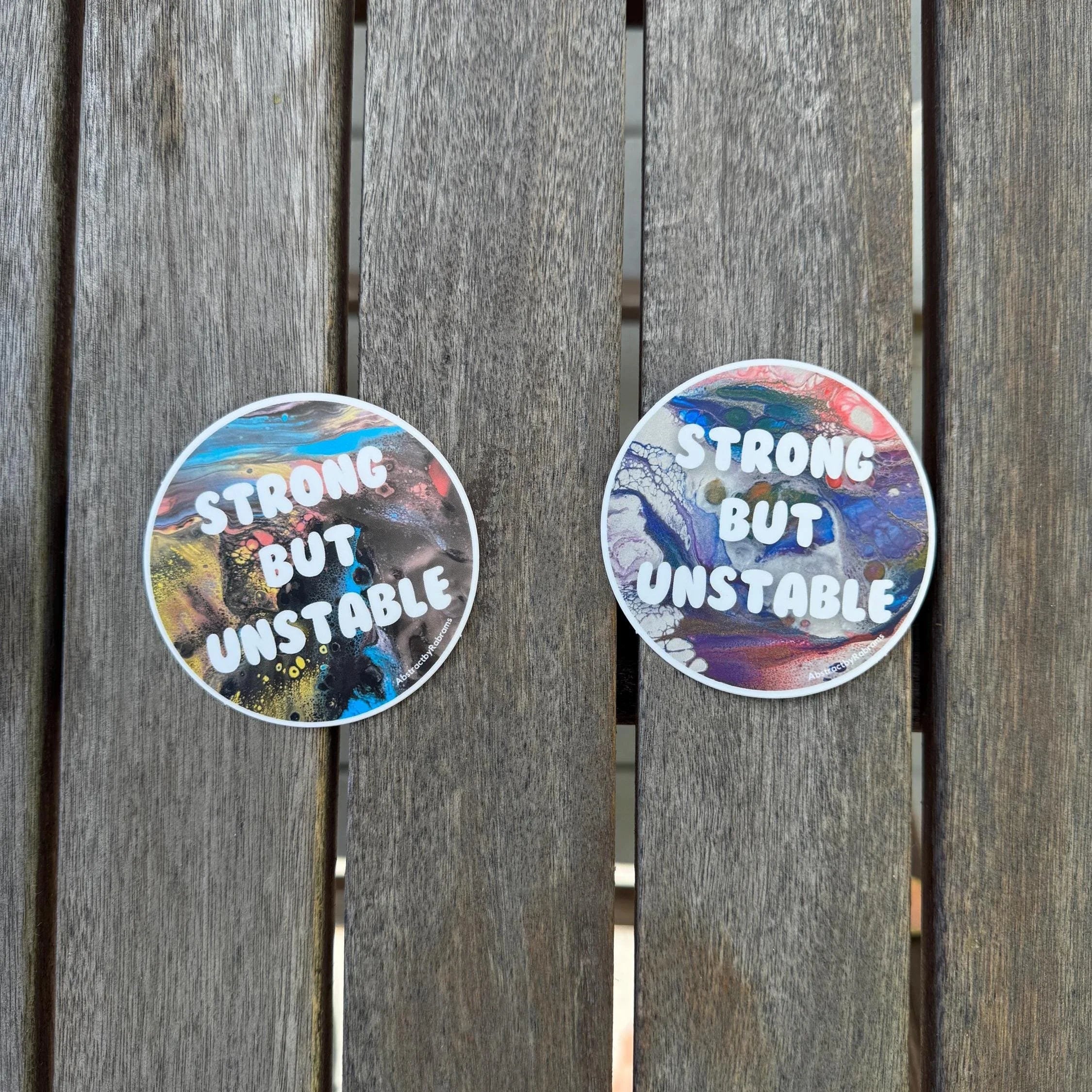 Strong but Unstable Sticker - 3" - Polypropylene - Hypermobility - Chronic Pain - Ehlers Danlos Syndrome