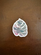 Monstera Sticker - 3″ - Pink and Grey  - Vinyl