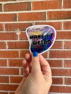 Make It Weird - Waterproof Vinyl Sticker - Glitter - Trippy - Psychedelic