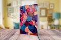 Abstract Alcohol Ink Greeting Card - Pink, Purple and Blue