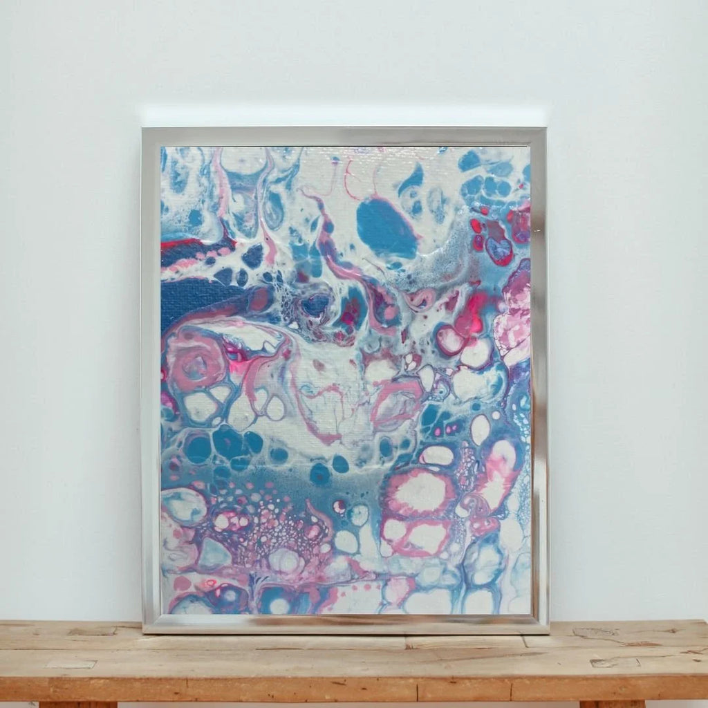 Trans Pride Art Print - Pink and Blue