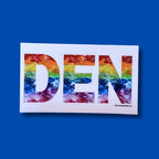 Denver Abbreviation "DEN" Stickers - 3"x1.75" - Vinyl - Weatherproof