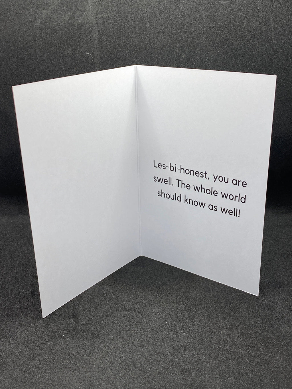 Clearance: Subtle Lesbian Pride Abstract Greeting Card - 4"x6"