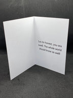 Clearance: Subtle Lesbian Pride Abstract Greeting Card - 4"x6"