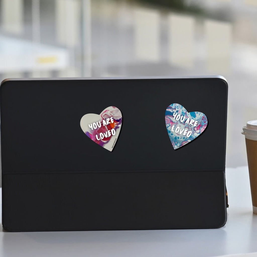 You Are Loved Sticker - 2" and 3"  LGBTQ+ Vinyl and Polypropylene