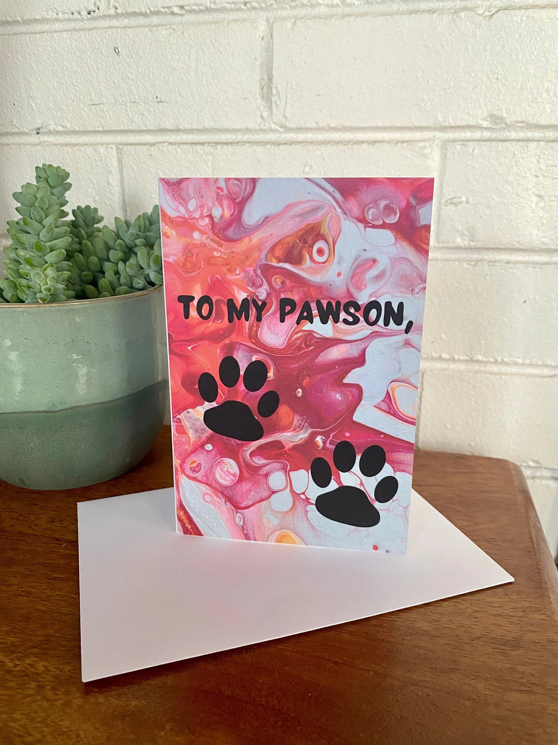 Your Dog Loves You Card - 4"x6" - Love Note From your Dog